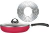 Premier Induction Bottom Fry Pan Classic with Glass lid 