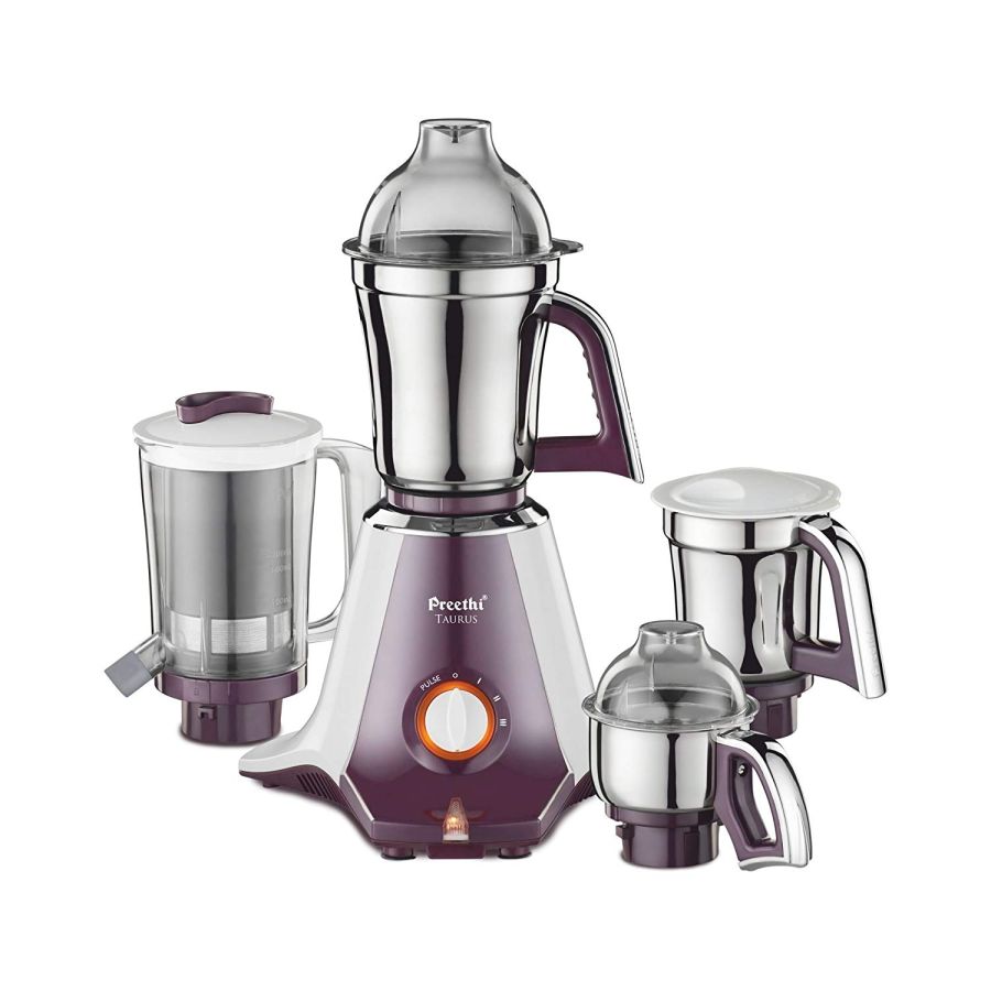 Preethi Mixer Grinder Taurus 4 Jars 750 Watt