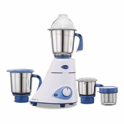 Preethi Mixer Grinder Blue Leaf Silver MG 149 - 3 Jars 600 Watt