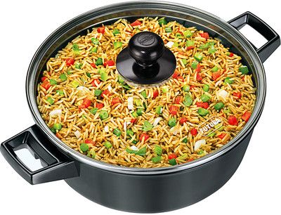 Hawkins Futura Non Stick Cook-n-Serve Pot- Q38