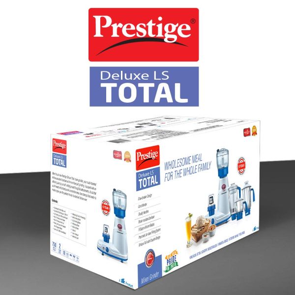 Prestige Deluxe Total LS Mixer Grinder- Pack