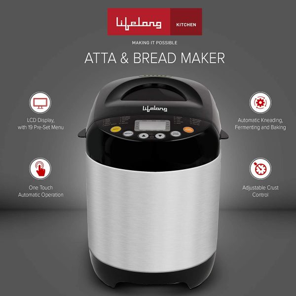 Lifelong Atta Dough and Bread Maker- Features