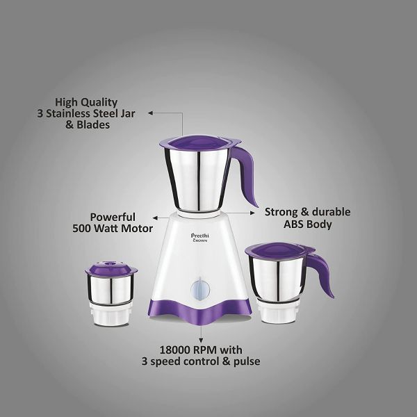 Preethi Mixer Grinder Crown MG 205 - Features