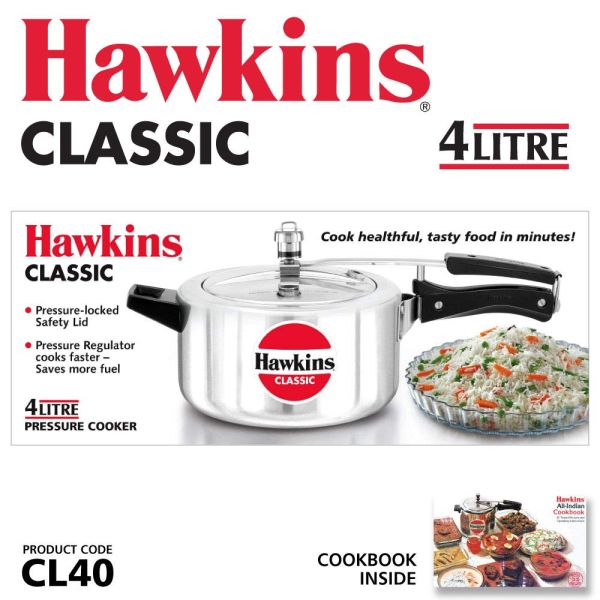 Hawkins Classic Pressure Cooker 4 L - Features