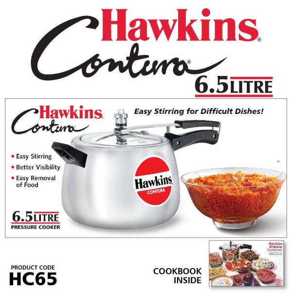 Hawkins Contura Pressure Cooker 6.5 L - Features