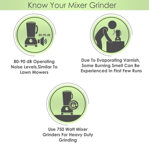 Kenstar Mixer Grinder Senator DX  3 Jars - Info