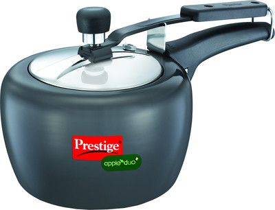 Prestige Apple Duo Plus Hard Anodised Pressure Cooker 3 L